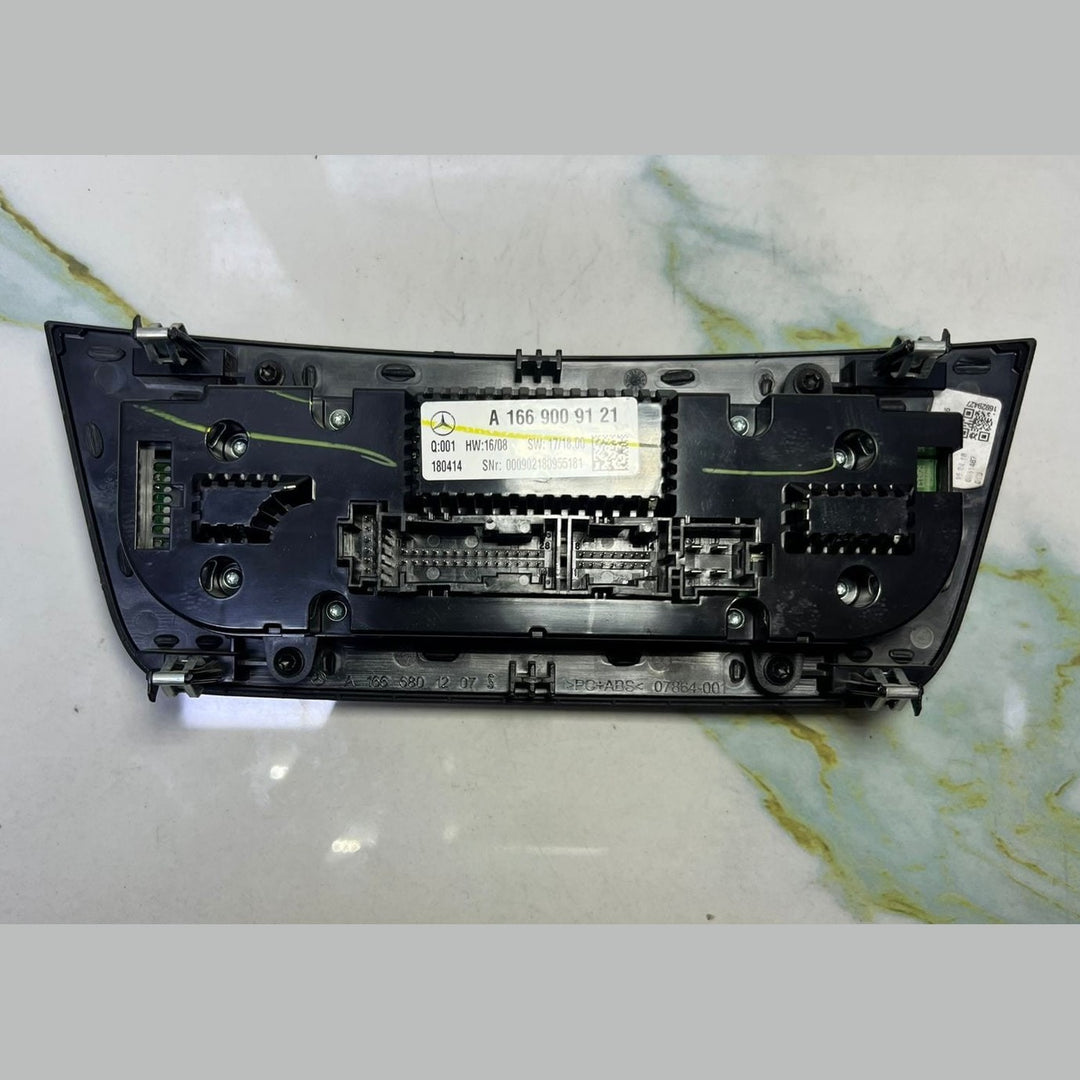 Mercedes Climate Control Panel A1669009121 ML GL W166 Class