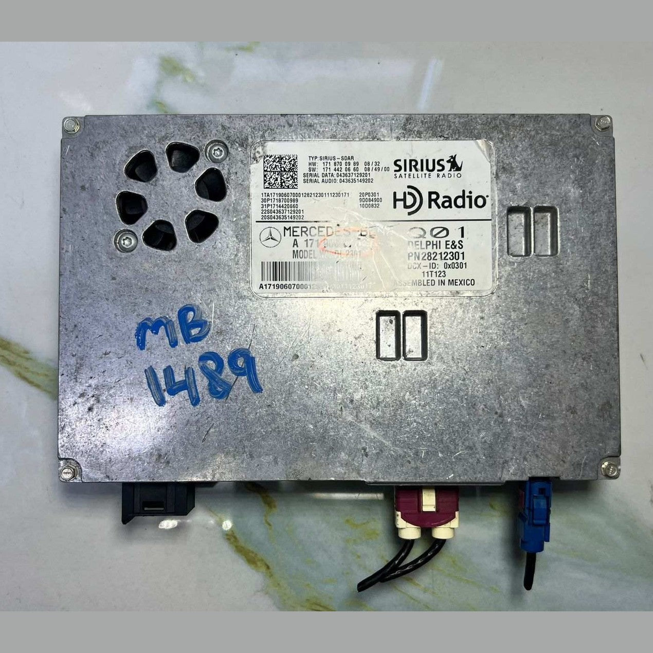 07-10 Mercedes  S550 Sirius Satellite Radio Receiver Module A1719060700 ML350,