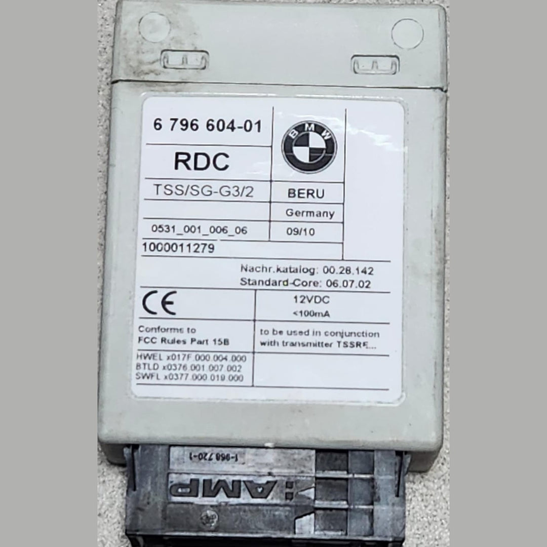 2009-2015 BMW 550i Tire Pressure Monitor Control Module 6796604 550i 528i 650i 