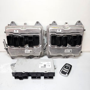 8636967-2014-2018 BMW X6 F16 N63 Engine Control Module ECU DME Key Set