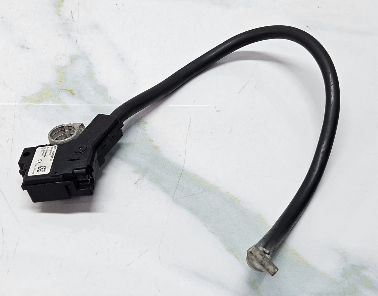 BMW 5, 6, 7 Series, X3, X4 Negative Battery Cable With Sensor 9302358 OEM