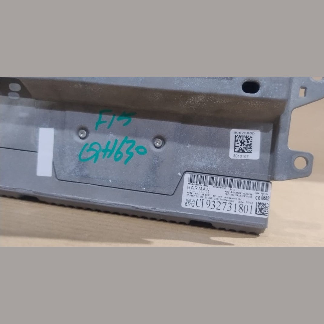 BMW X5 F15 (2014) Navigation System Radio GPS Head Unit NBT – P/N 9327318