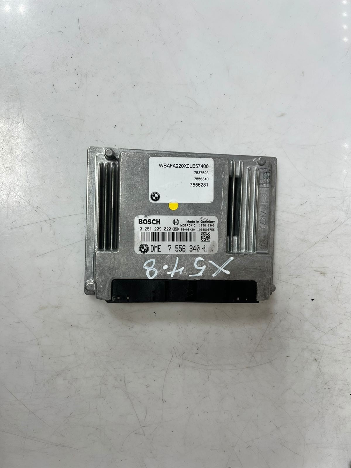 2005-2006 BMW 545i X5 4.8 E60 Engine Control Module ECU SET DME+EWS+1KEY 7556340