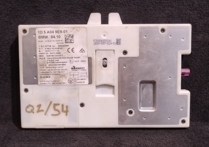 2021 BMW X1 F48 OEM TELEMATICS COMMUNICATION CONTROL MODULE 1D5A049E7