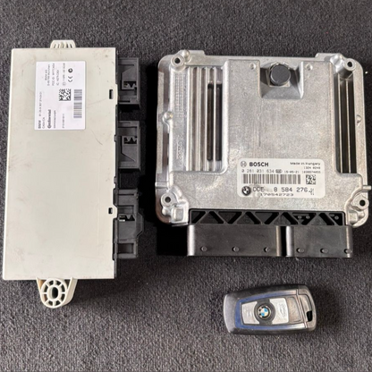 BMW 320d N47 F31 ENGINE CONTROL UNIT ECU SET DDE 8584276