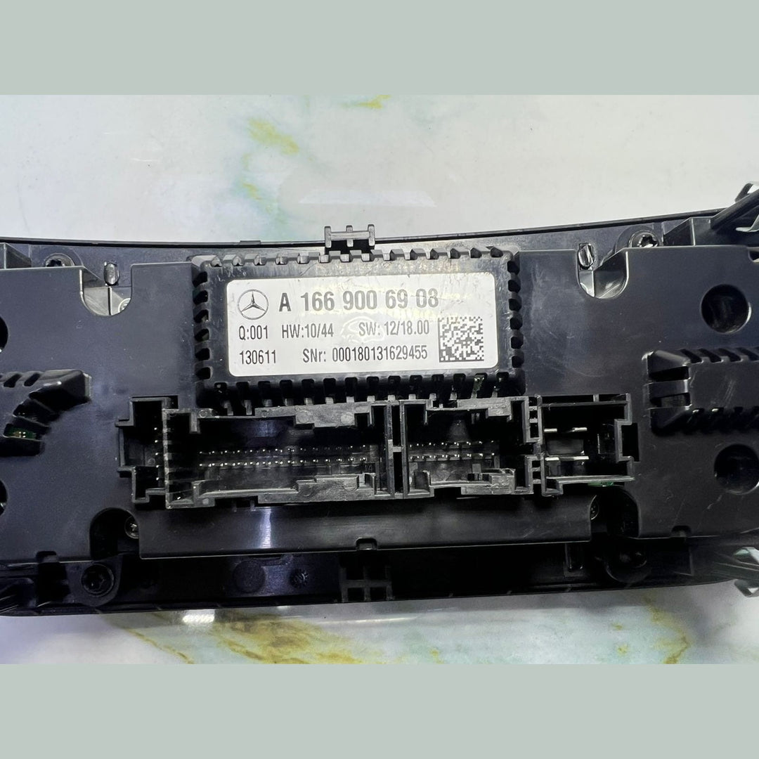 2012-2015 Mercedes ML350 Climate Control Panel A1669006908 ML W166 and GL GLS