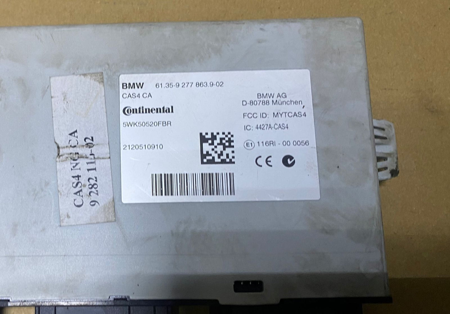 2015 BMW f06 640i 650i Comfort Access Control Module 9277863