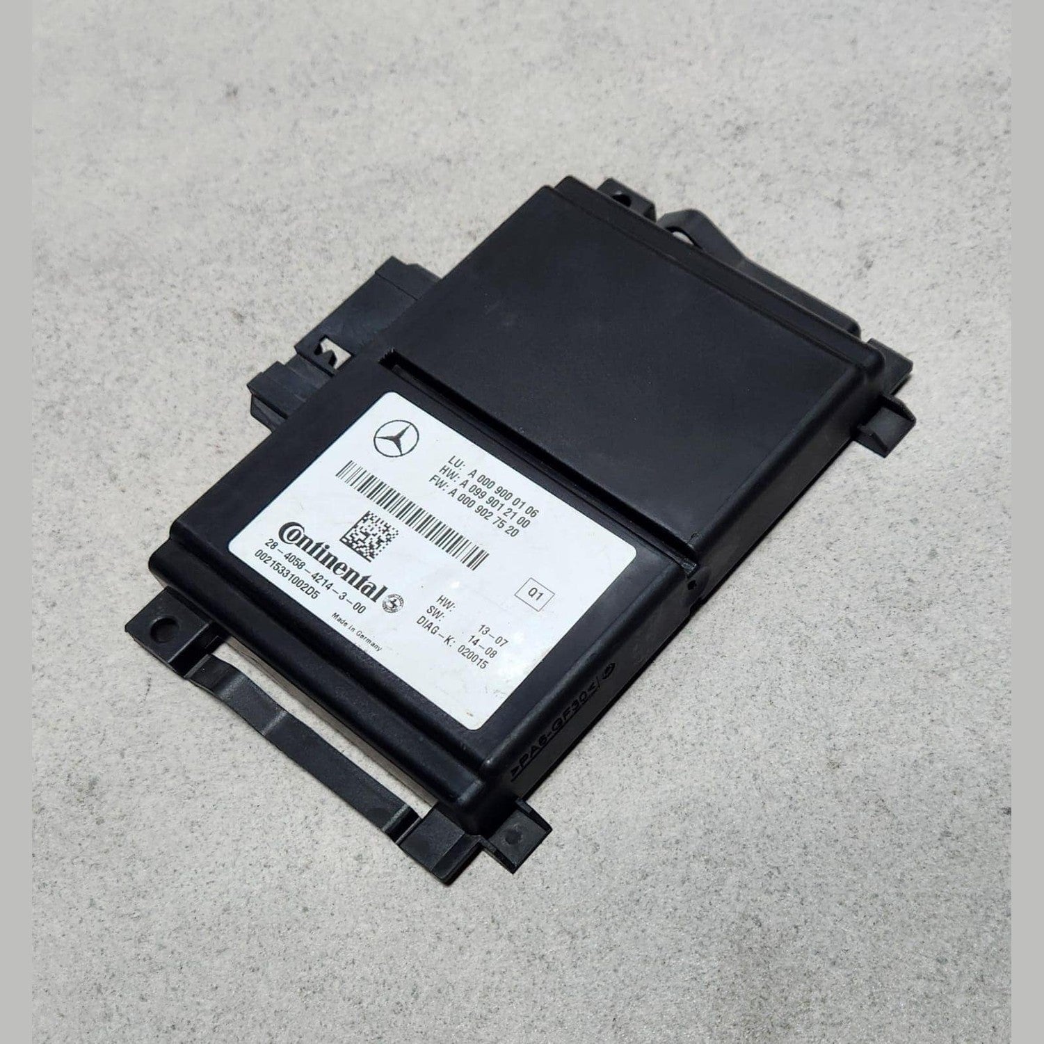 2015-2017 Mercedes-Benz S550 Radar Sensor Control Unit A0009000106
