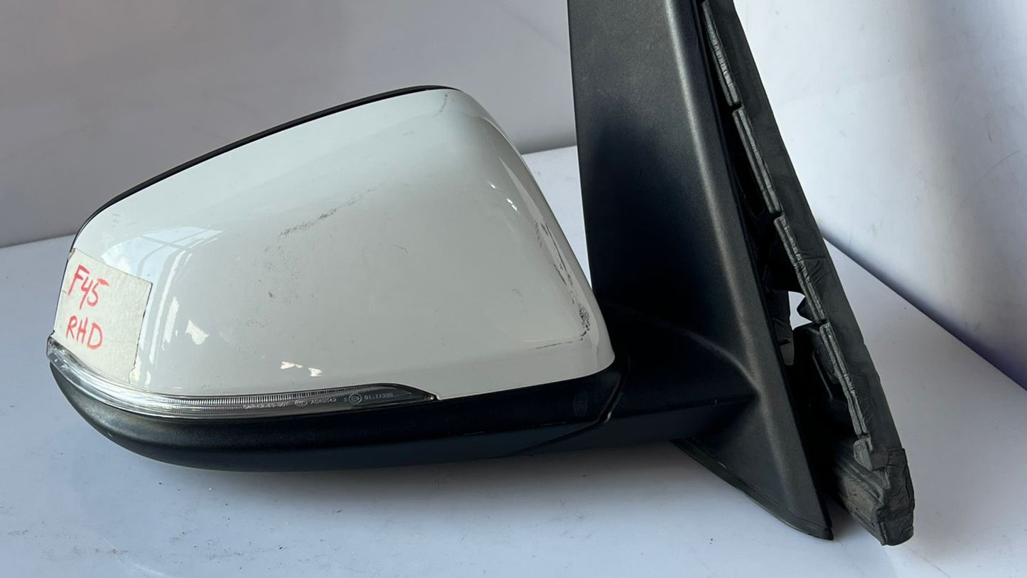  2014 BMW F45 RIGHT Side Wing Mirror 041357 RHD OEM