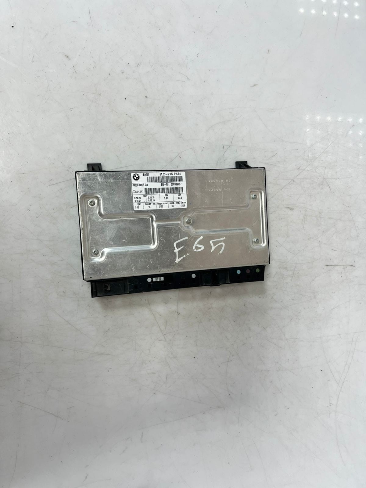 2004-2007 BMW E60 E61 530i 750i 760i Seat Control Module 6927316 OEM