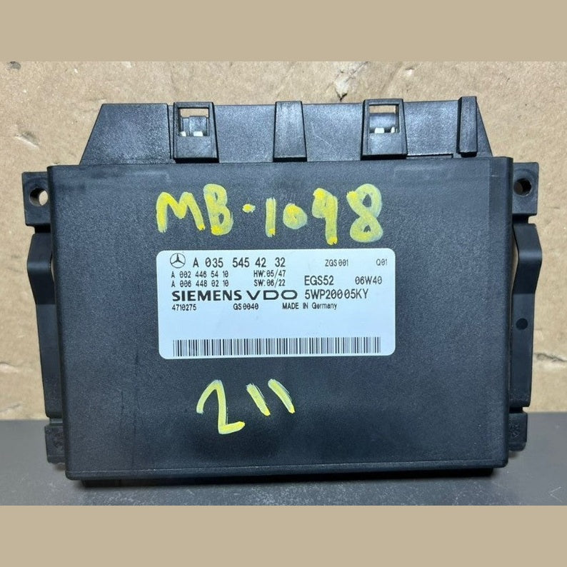04–08 Mercedes W211 E-Class Transmission Control Module TCM/TCU A035 5454232 OEM