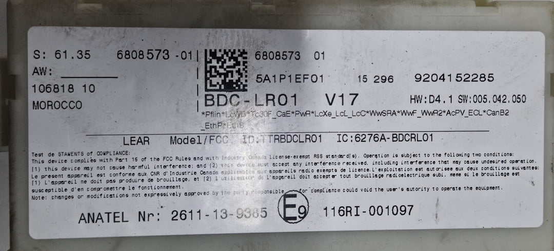 2012-2018 BMW X5 F15 N55 DME Engine Control Unit ECU Set 8665279 OEM