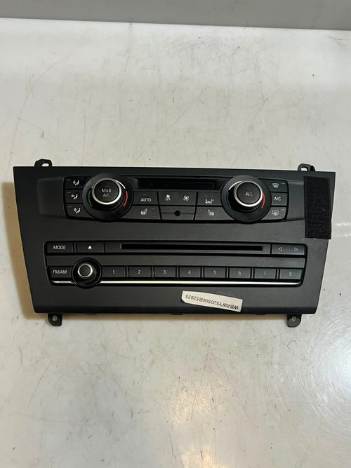 2011-2014 BMW X3 F25 Climate Heater AC Control Panel 9287629 OEM