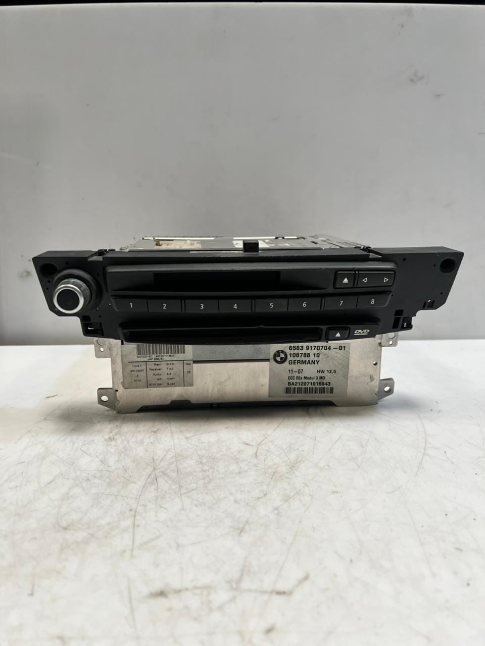 2005-2010 BMW 525i E60 Ccc DVD Md NAV Radio Unit 9170704 OEM
