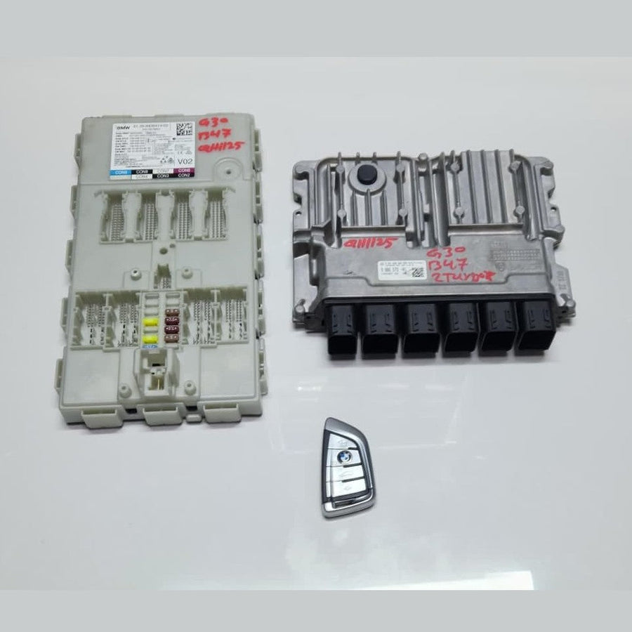 2017-20 BMW 5er 530D 2.5 Motorsteuergerät 9886573 G30 OEM ECU SET Rechtslenker