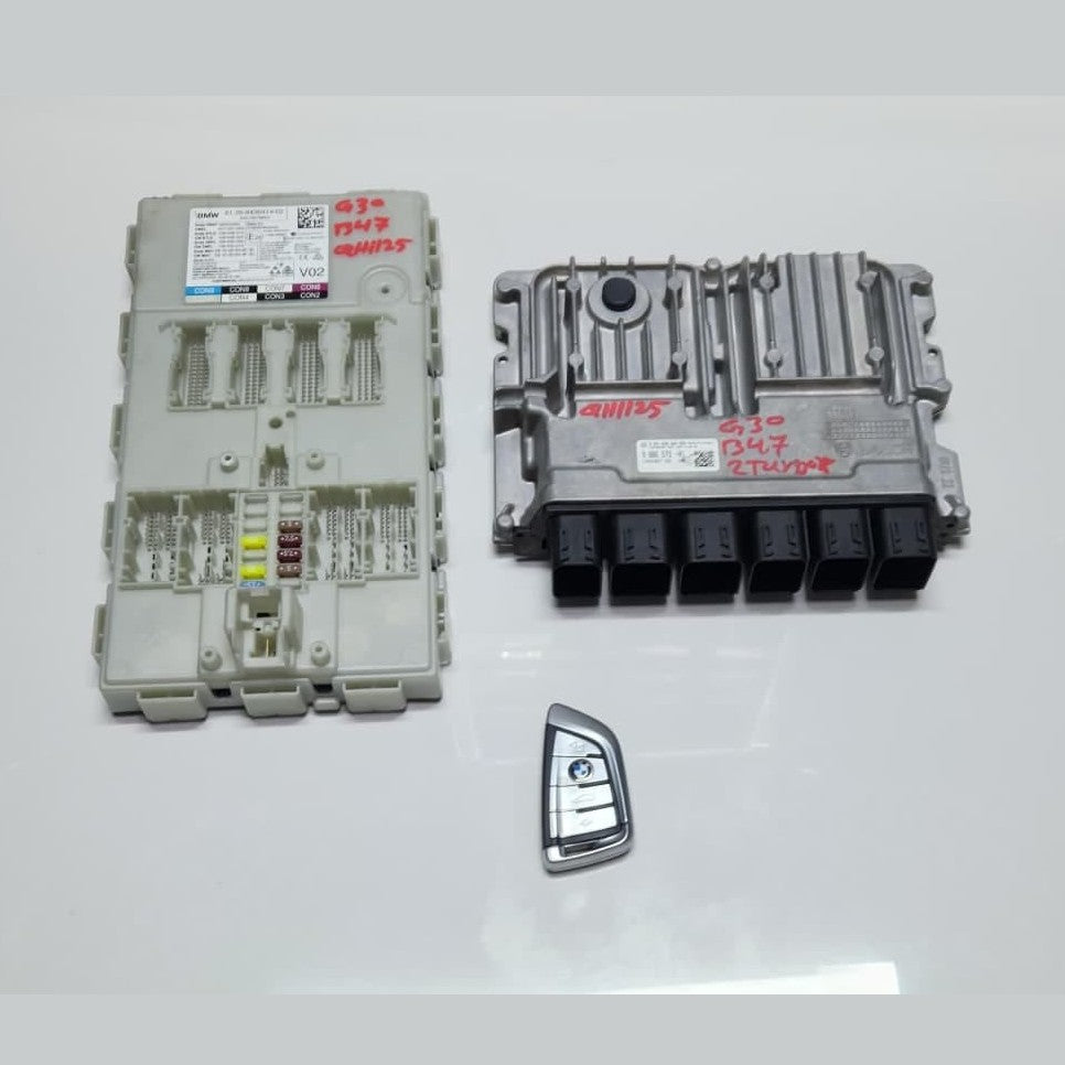 2017-20 BMW 5 Series 530D 2.5 Engine Control Unit 9886573 G30 OEM ECU SET RHD