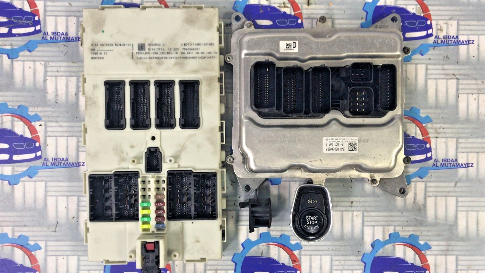 OEM BMW 320i N26 2013 ENGINE CONTROL UNIT ECU SET WITHOUT KEY 8601158 BOSCH