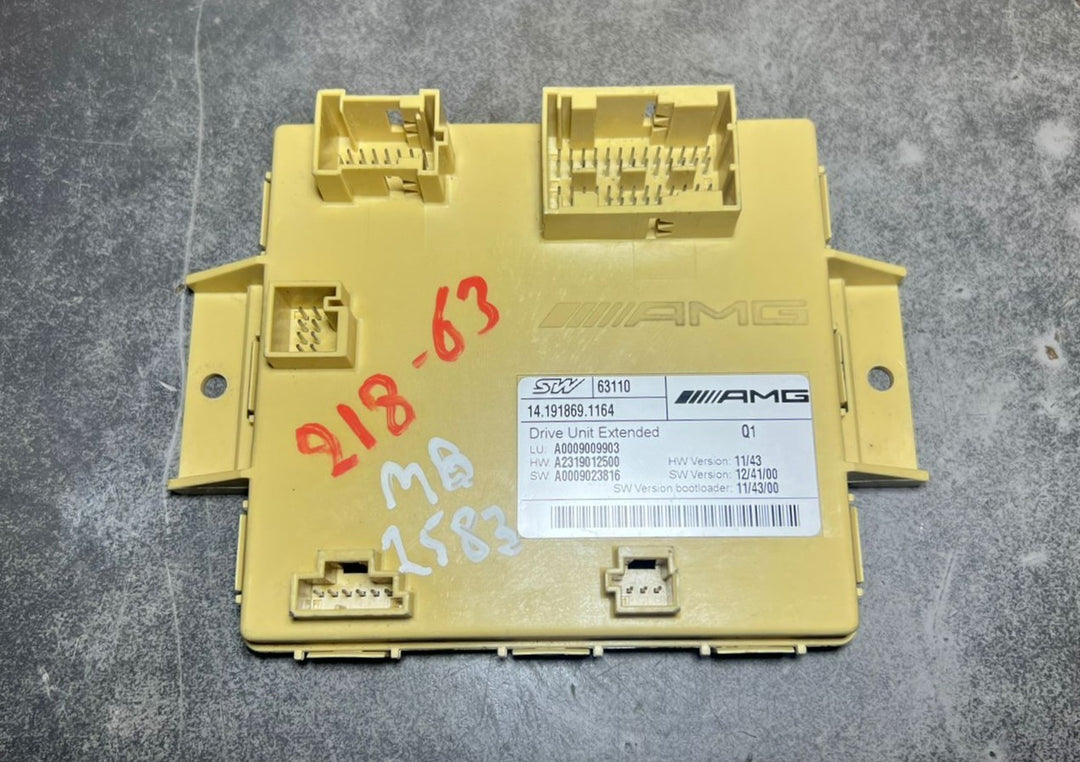 12-17 Mercedes W218 CLS AMG 63 Drive Unit Extended Control Module A000 9009903