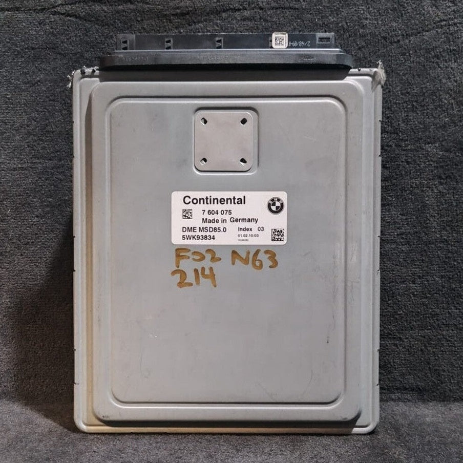 OEM BMW 550i 750i  F02 N63 ENGINE CONTROL UNIT MODULE ECU 1214-7604075
