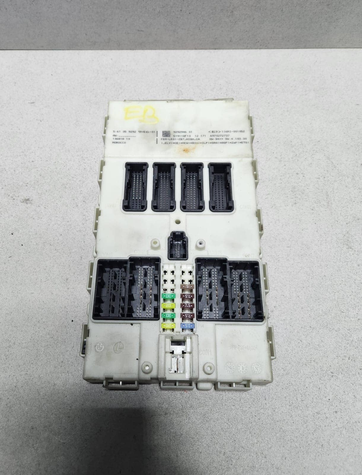 2012-2016 BMW 328i Front Electronic Module 9292946 F30 F31 3-Series and 4-Series