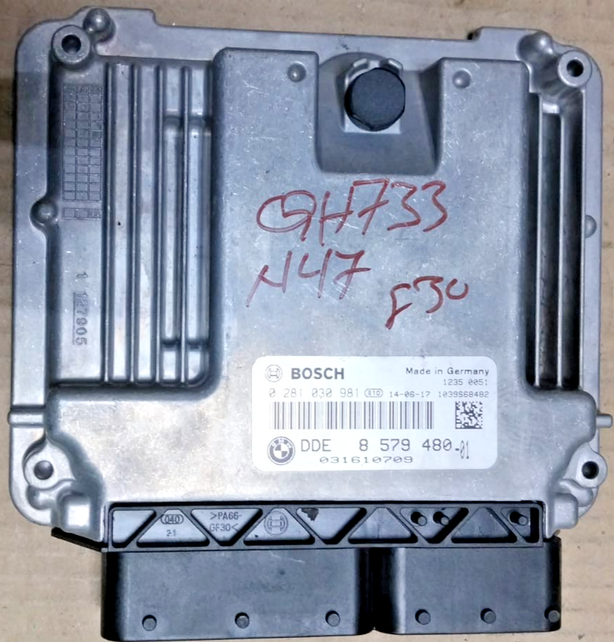 BMW 4 SERIES F32 2.0 DIESEL ENGINE CONTROL MODULE UNIT 2014 8579480