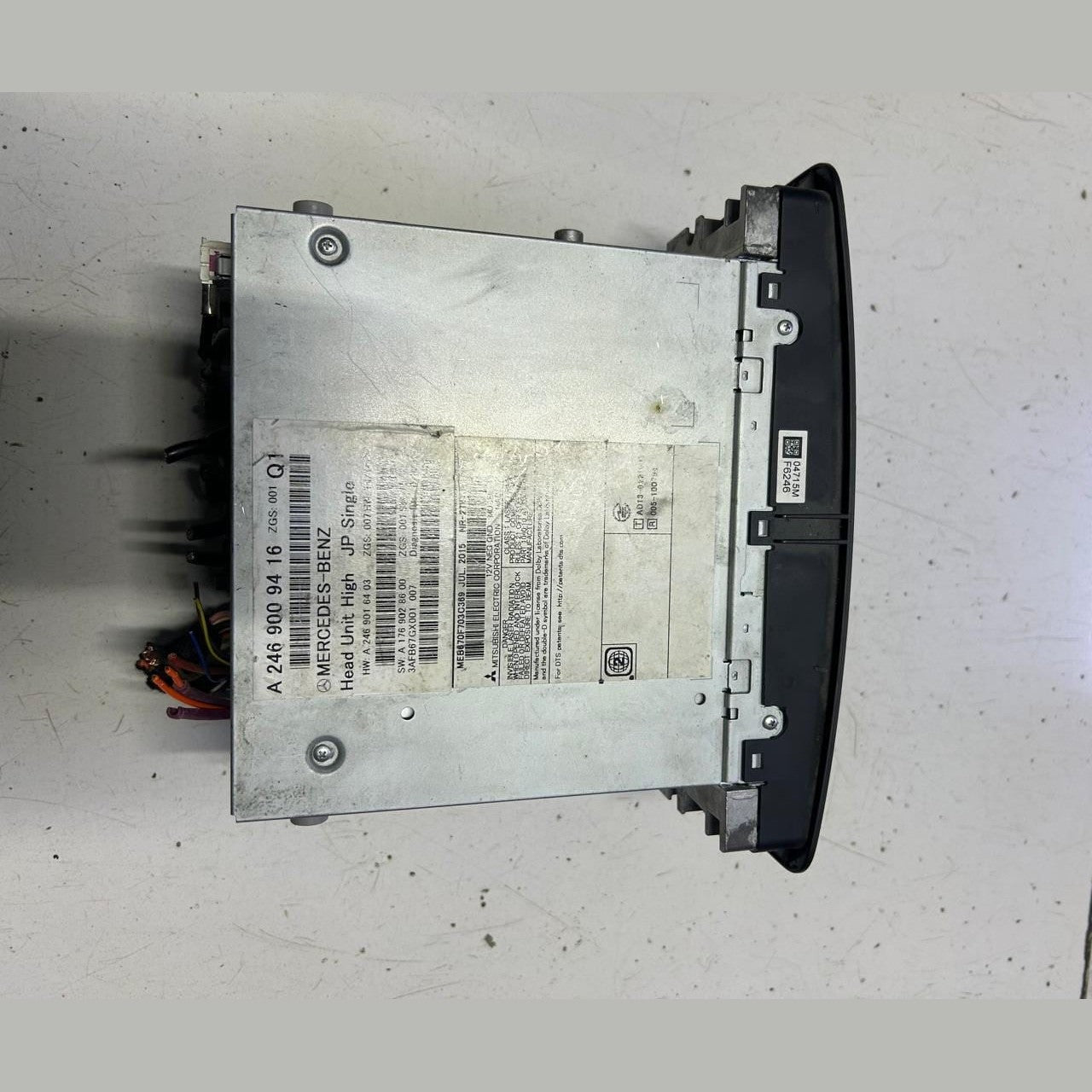 2016 Mercedes-Benz CLA180 Control Unit Complete A2469009416