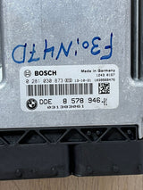 BMW F F30 184HP N47N Engine ECU Kit DDE 8578946 Automatic + 2KEYS + FEM