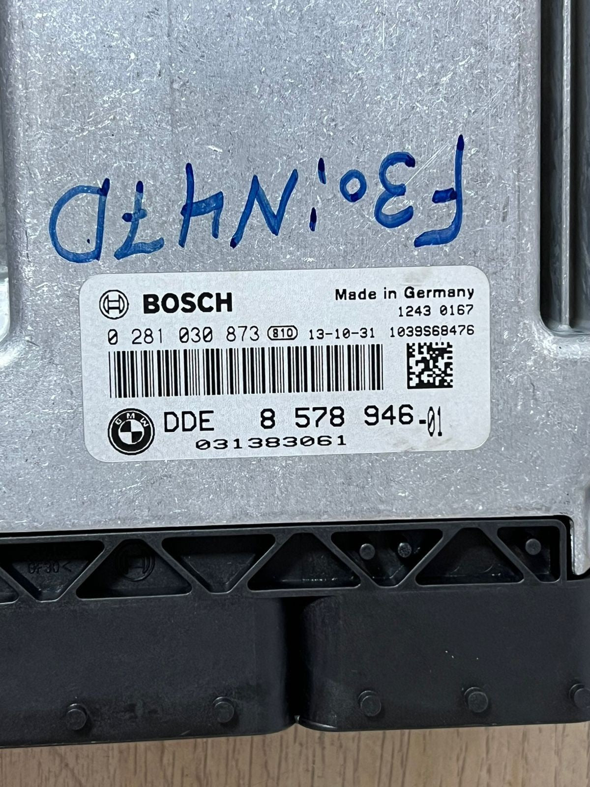 BMW F F30 184HP N47N Engine ECU Kit DDE 8578946 Automatic + 2KEYS + FEM