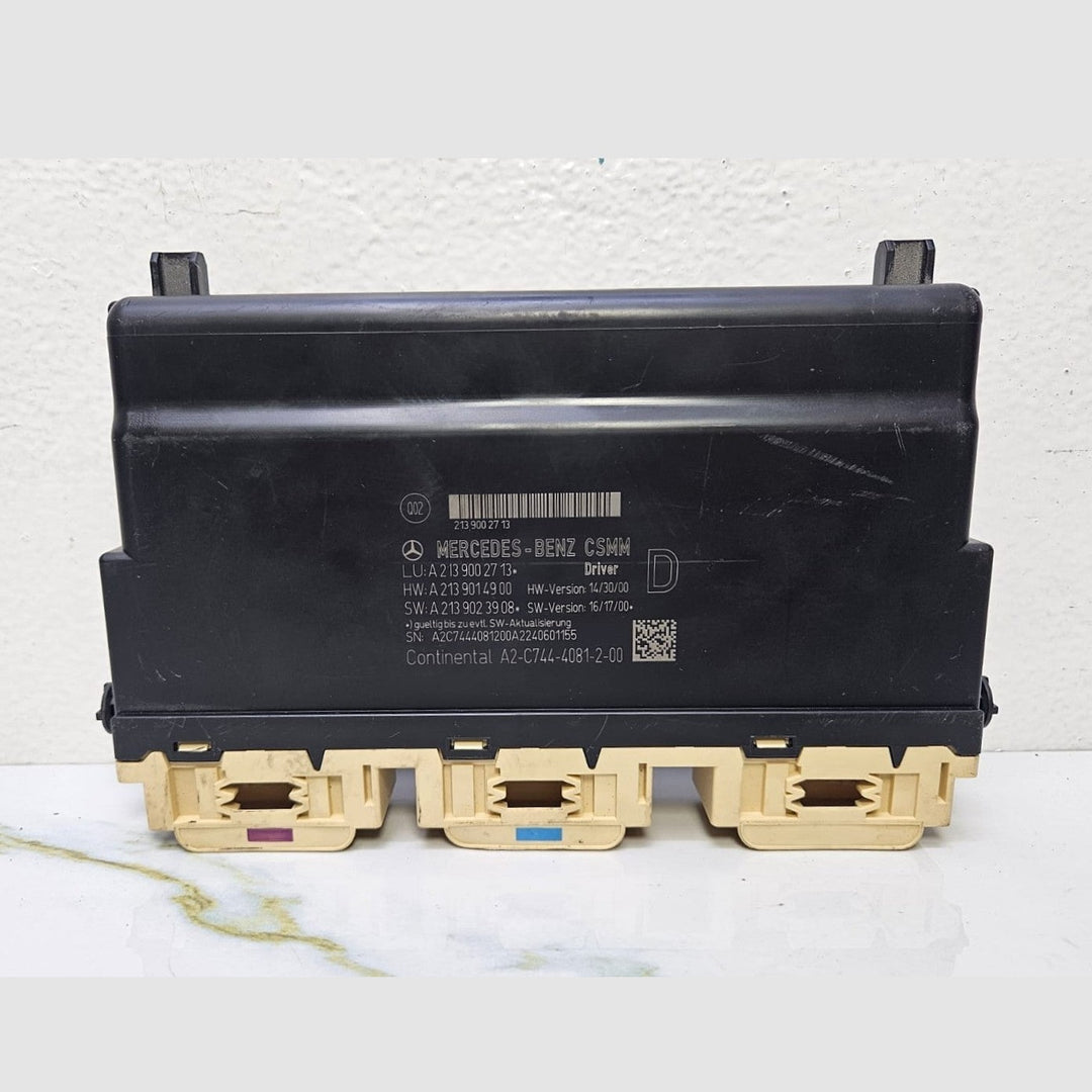 15-21 Mercedes Benz W213 E-Class Driver Seat Control Module A213 9002713 OEM