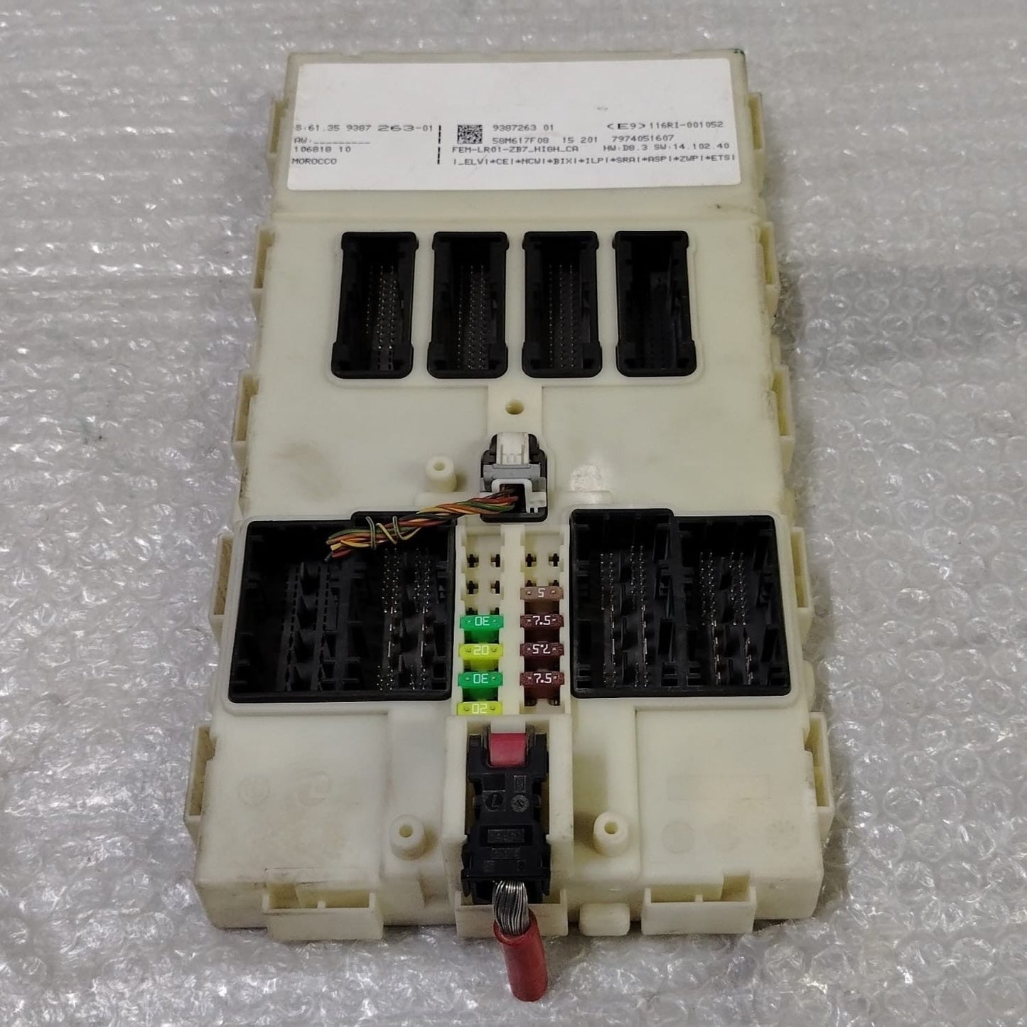 OEM BMW F22 F83 F33 M3 M4 Front Body Control Electric Module FEM 9387263
