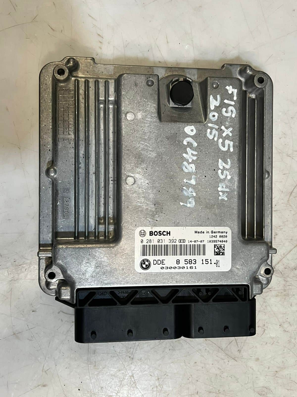 2015 BMW X5 F15 25DX Engine Control Unit ECU SET DDE+BDC+2KEYS 8583151 OEM