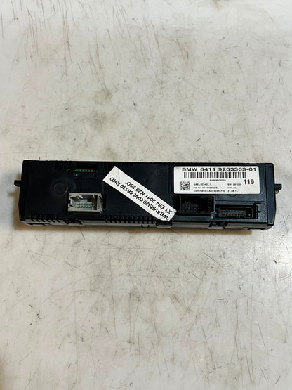 2010-2015 BMW X1 E84 E81 E82 E87 Air Conditioning Control Unit 9263303 OEM