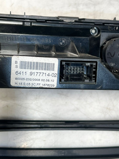 2008 BMW 525i 5' E60 E61 6' E63 E64 Ac Heater Climate Control Panel 9177714 OEM