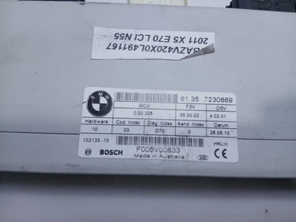 2007-2013 BMW X5 E70 and X6 E71 E72 Tailgate Control LID LIFT Module 7230669