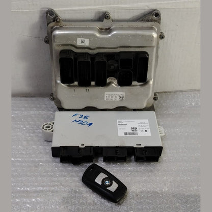 OEM BMW F30 F31 F32 F25 N20 ECU Engine Control Unit DME ECU SET 8639595 BOSCH