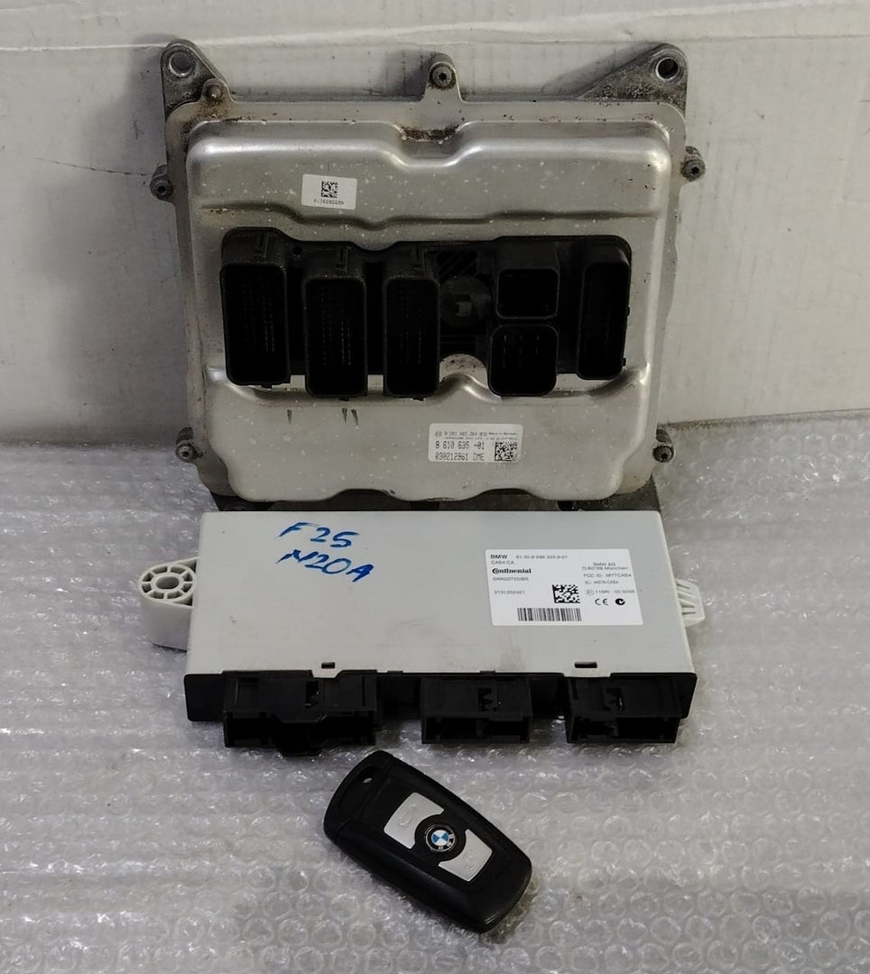OEM BMW F30 F31 F32 F25 N20 ECU Engine Control Unit DME ECU SET 8639595 BOSCH