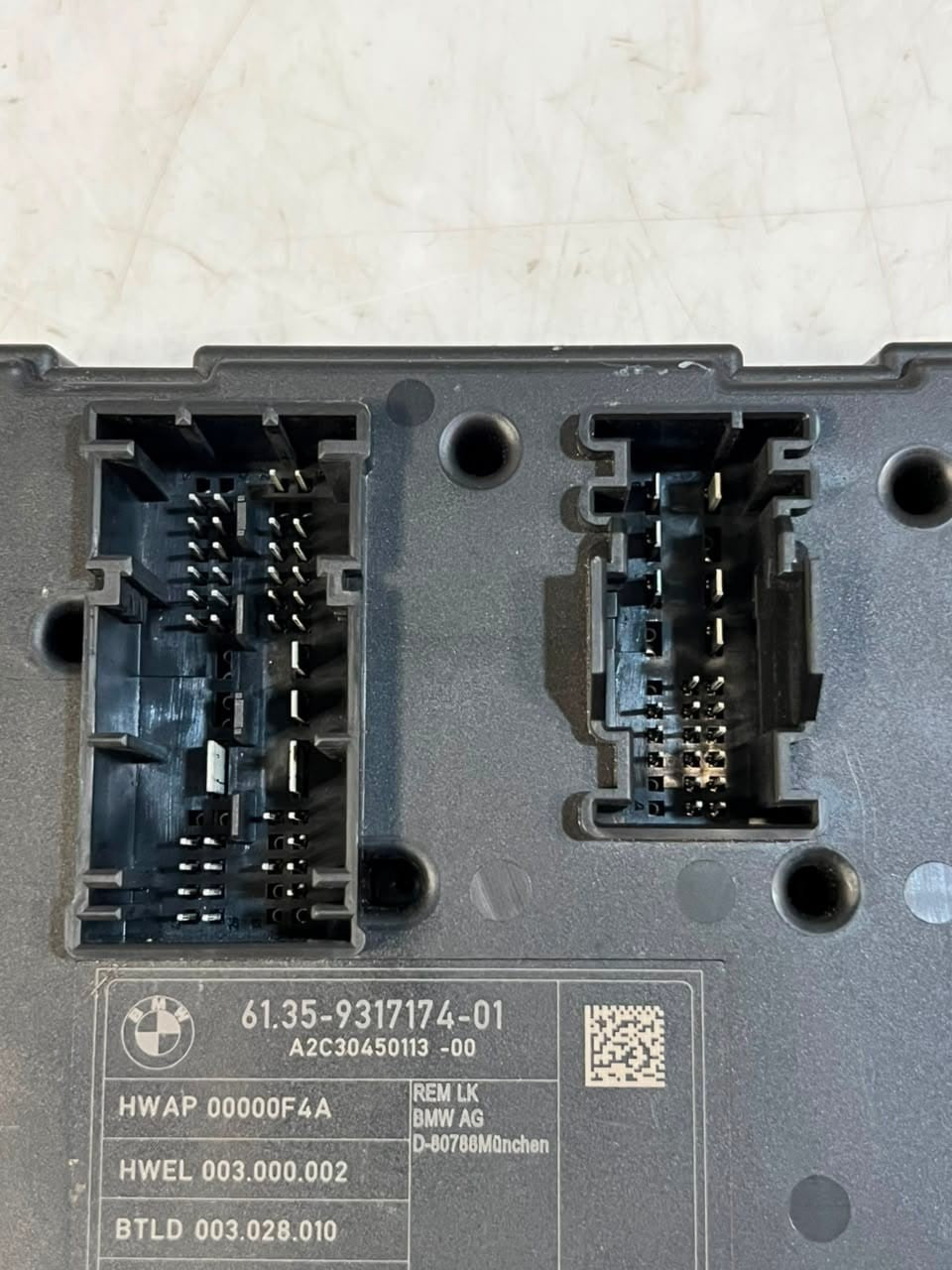 2014 BMW F34 F30 F31 F30 F36 328i Comfort/Convenience Control Module 9317174