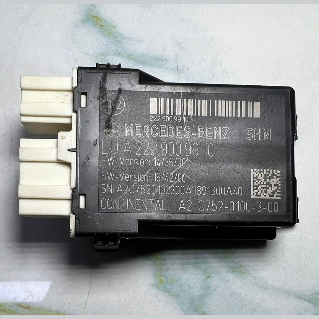 Mercedes Seat Heating Control Module A2229009910 S-Class W222, E-Class W213 W463