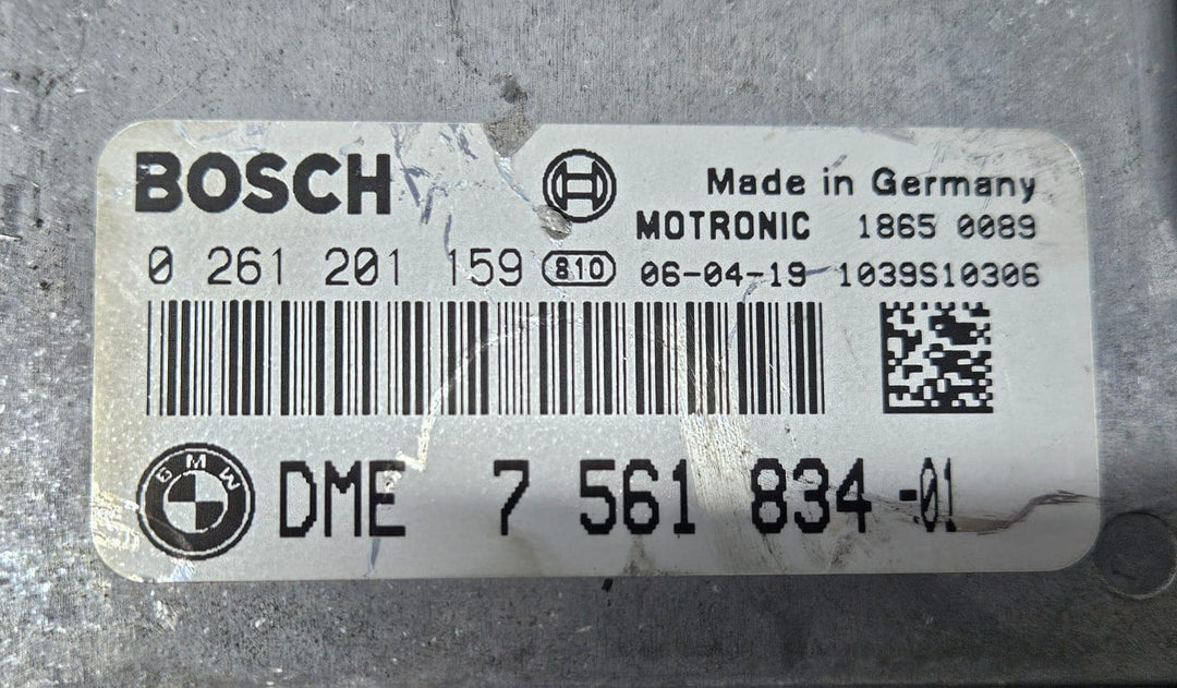 2006 BMW E90 320i N46 Engine Control Unit DME ECU ONLY 7561834 OEM