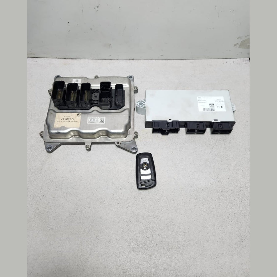 2011-2016 BMW F30 328i F10 520i N20 Engine Control Module ECU SET 7637481 OEM