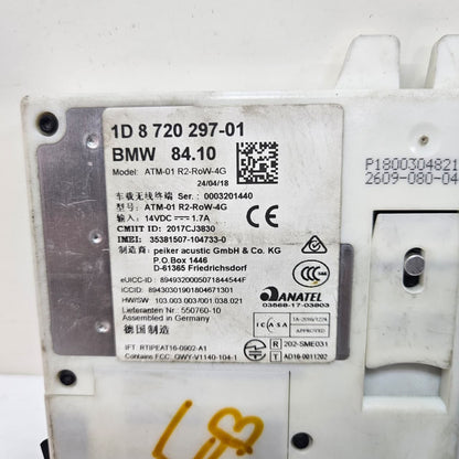 2018 BMW 740I G11 Telematics Control Module 8720297
