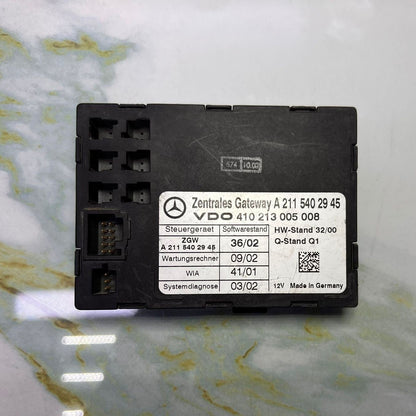 2003-2007 Mercedes-Benz E320 Central Gateway Control Module A 2115402945 E-Class