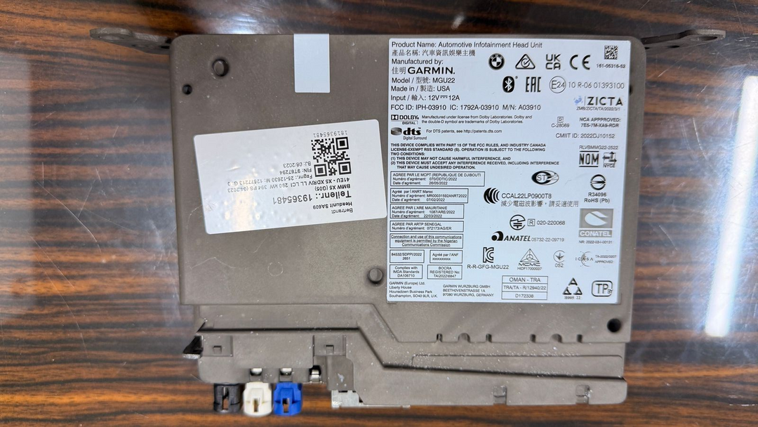 OEM BMW X5M F95 X5 G05 X7 G07 X6 G06 SA609 Audio Head unit MGU HU DAB 5B37391 01