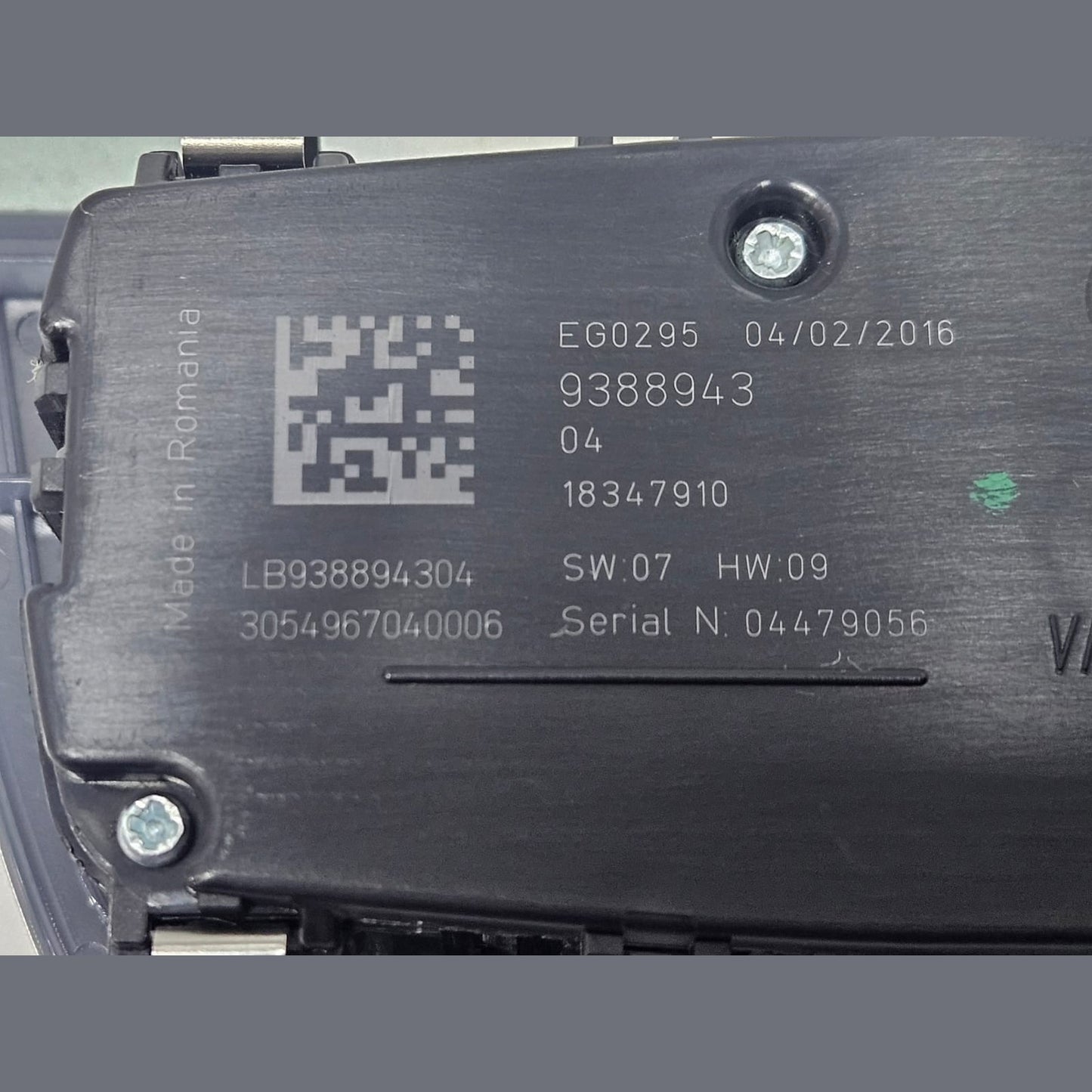 2015 BMW G11 740i RHD Head Light Switch 9388943 OEM