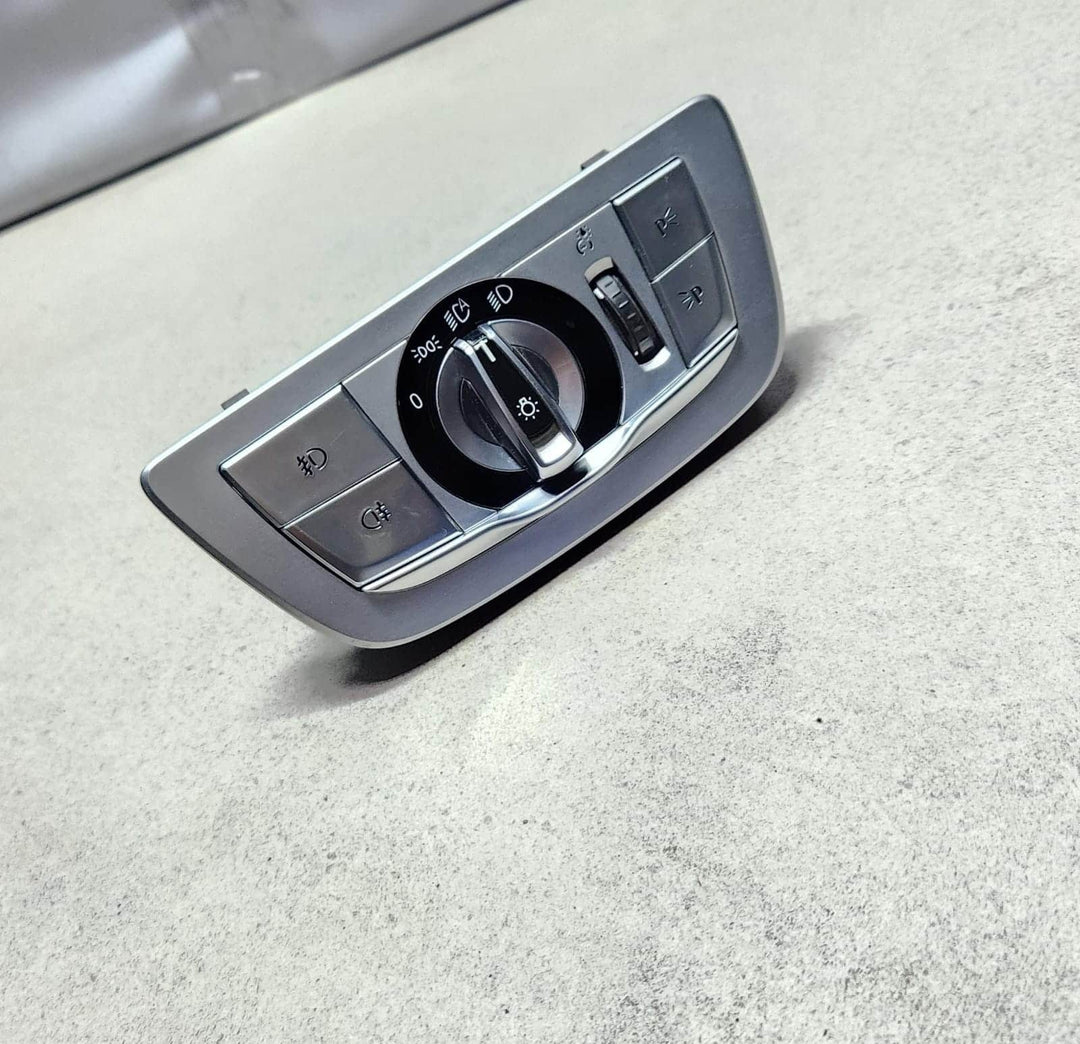 BMW 7 Headlight Control Switch Front Chrome 9493726 7 Series G11 G12 