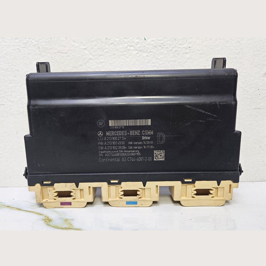 15-21 Mercedes Benz W213 E-Class Driver Seat Control Module A213 9002713 OEM