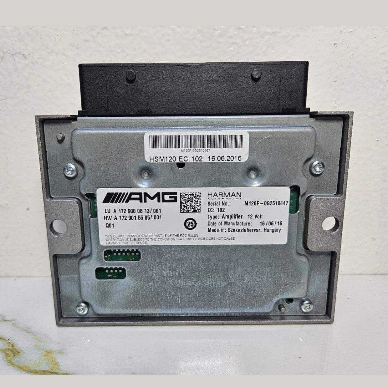 14-16 Mercedes W166 GLE AMG Harman Audio Sound Amplifier Amp A172 9000813 OEM