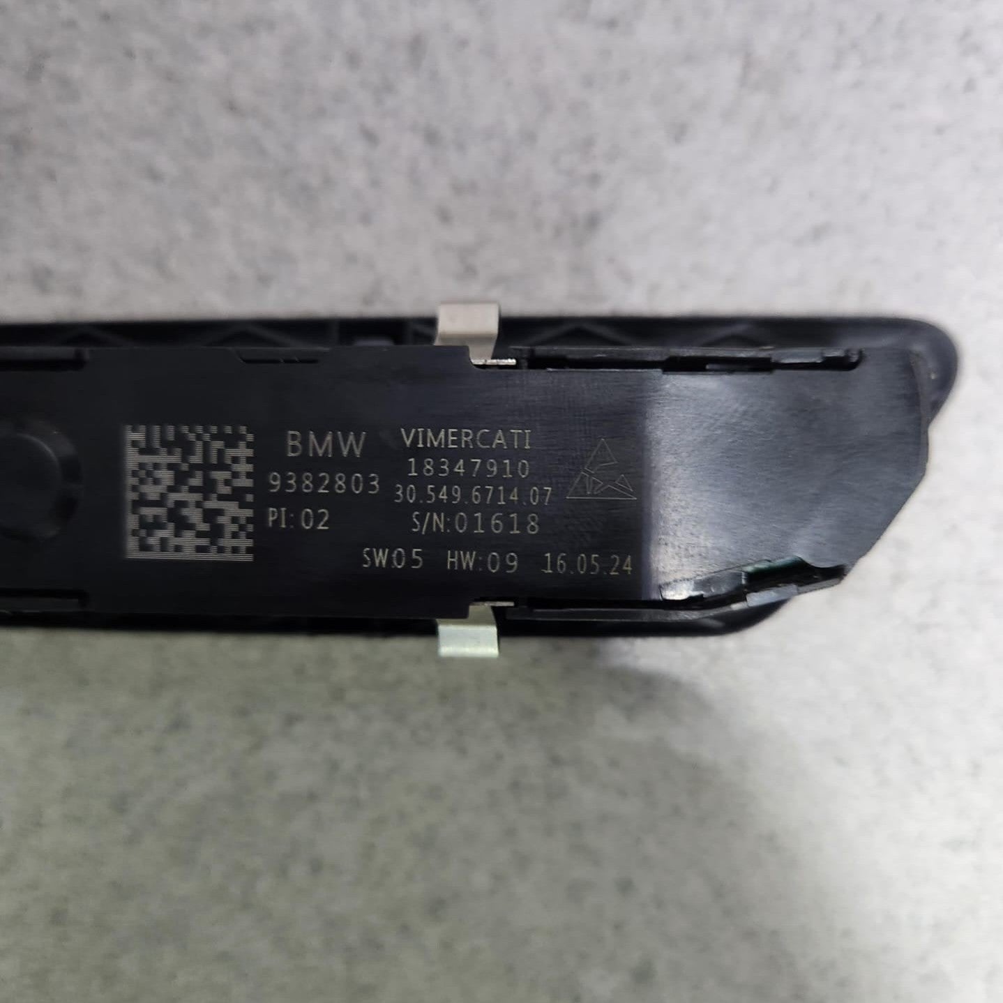 2016-2019 BMW 750i xDrive Seat Memory Switch 9382803 7 Series G11 G12