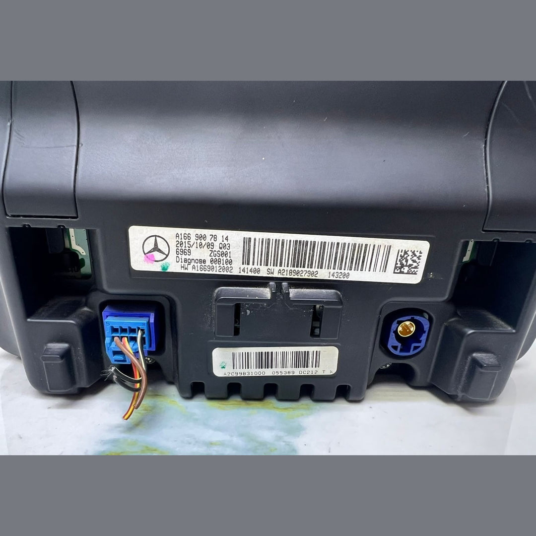 2016 Mercedes B250 Navigation Display Monitor A1669007814 W166 ML M-Class, W246