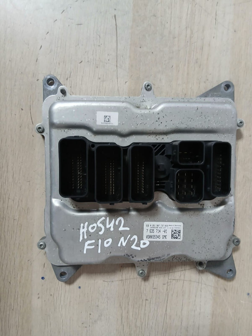 2011 BMW 528i F10 N20 Engine Control Unit SET DME+ CAS4 CA + 1KEY 7635714